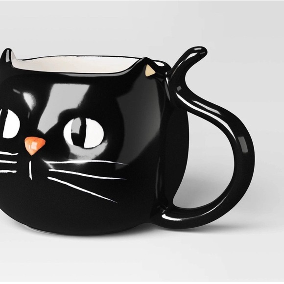 Target Hyde & Eek Black Cat‎ Coffee Mug Cocoa Halloween 2024 15.5 oz - Picture 2 of 3
